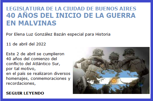 LEGISLATURA MALVINAS